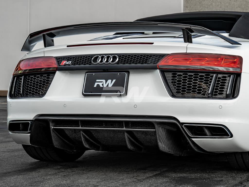 RW Carbon 2015-2018 Audi R8 8S Carbon Fiber Rear Diffuser
