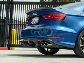 RW Carbon 8v S3 Pre-Facelift Carbon Fiber Rear Diffuser for Audi RS3 - Image 13