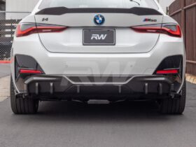 RW Carbon i4 Dry Carbon Fiber Rear Diffuser - Image 2