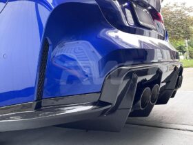 RW Carbon G82 G83 M4 Carbon Fiber GTX Diffuser+Undertray for BMW M4 - Image 2