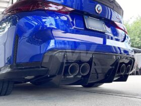 RW Carbon G82 G83 M4 Carbon Fiber GTX Diffuser+Undertray for BMW M4 - Image 5