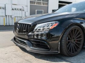 RW Carbon Mercedes W205 C63/C63S GTX Coupe Carbon Fiber Front Lip