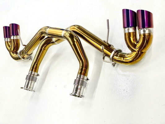 Unobtainium Corvette C8 Stingray & Z06 Titanium X-Pipe Exhaust