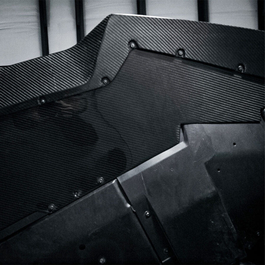 RSC 2020-2025 Chevrolet Corvette C8 Stingray ST Carbon Fiber Splitter Undertray - Image 3