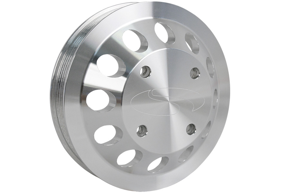 Steeda Autosports 2011-2023 Ford Mustang Steeda GT/BOSS 302 Billet 4 Bolt Water Pump Pulley 5.0L/5.2L GT350 ()