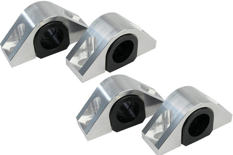 2015-2023 Ford Mustang – Steeda Billet 1-3/8" Front & 1" Rear Sway Bar Mount Kit - Poly Bushings