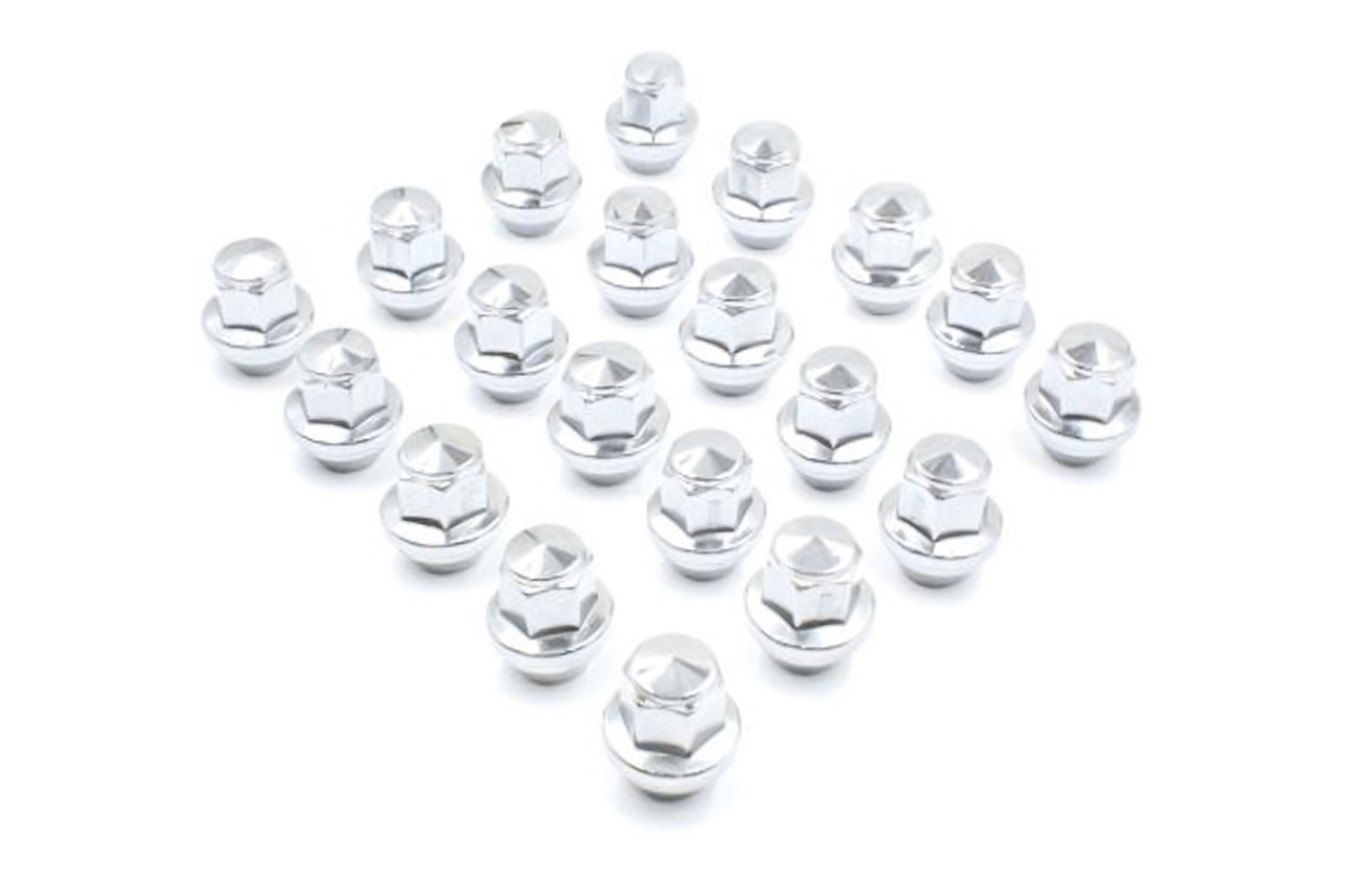 Steeda Autosports 2015-2023 Ford Mustang Steeda Factory Style Lug Nut Kit Chrome ()