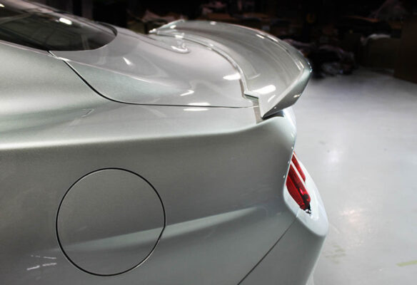 Steeda 2015-2023 Ford Mustang Convertible Q Series Rear Spoiler Satin Black