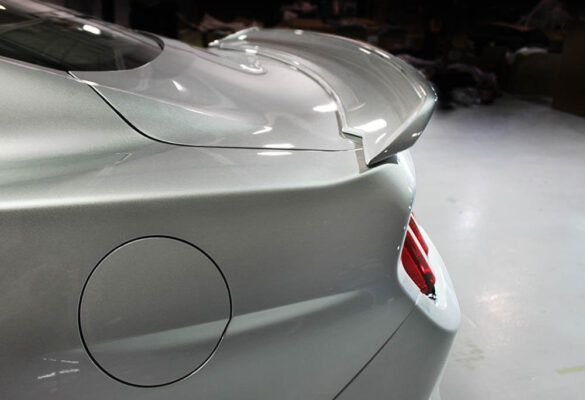 Steeda 2015-2023 Ford Mustang Coupe Q Series Rear Spoiler Satin Black