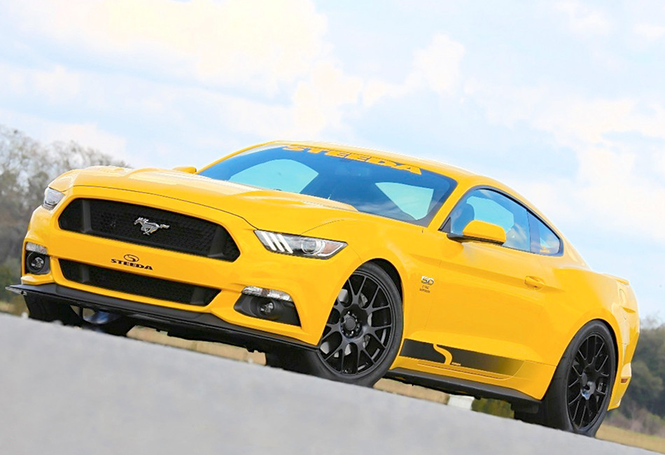 Steeda Autosports 2015-2023 Ford Mustang Steeda Sidewinder Decal Black ()