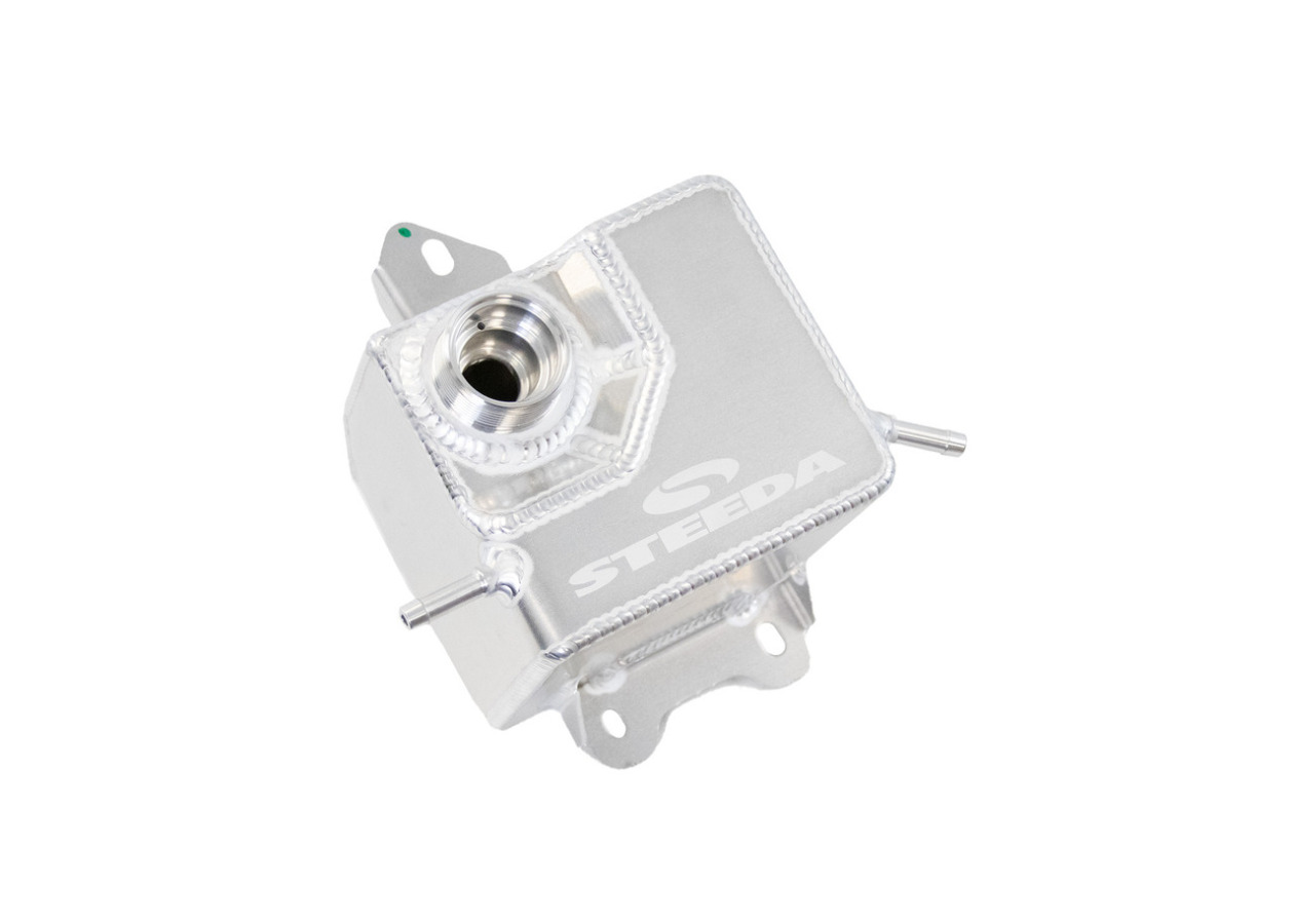 Steeda Autosports 2015-2026 Ford Mustang Steeda Aluminum Coolant Tank Raw Finish (2024+)