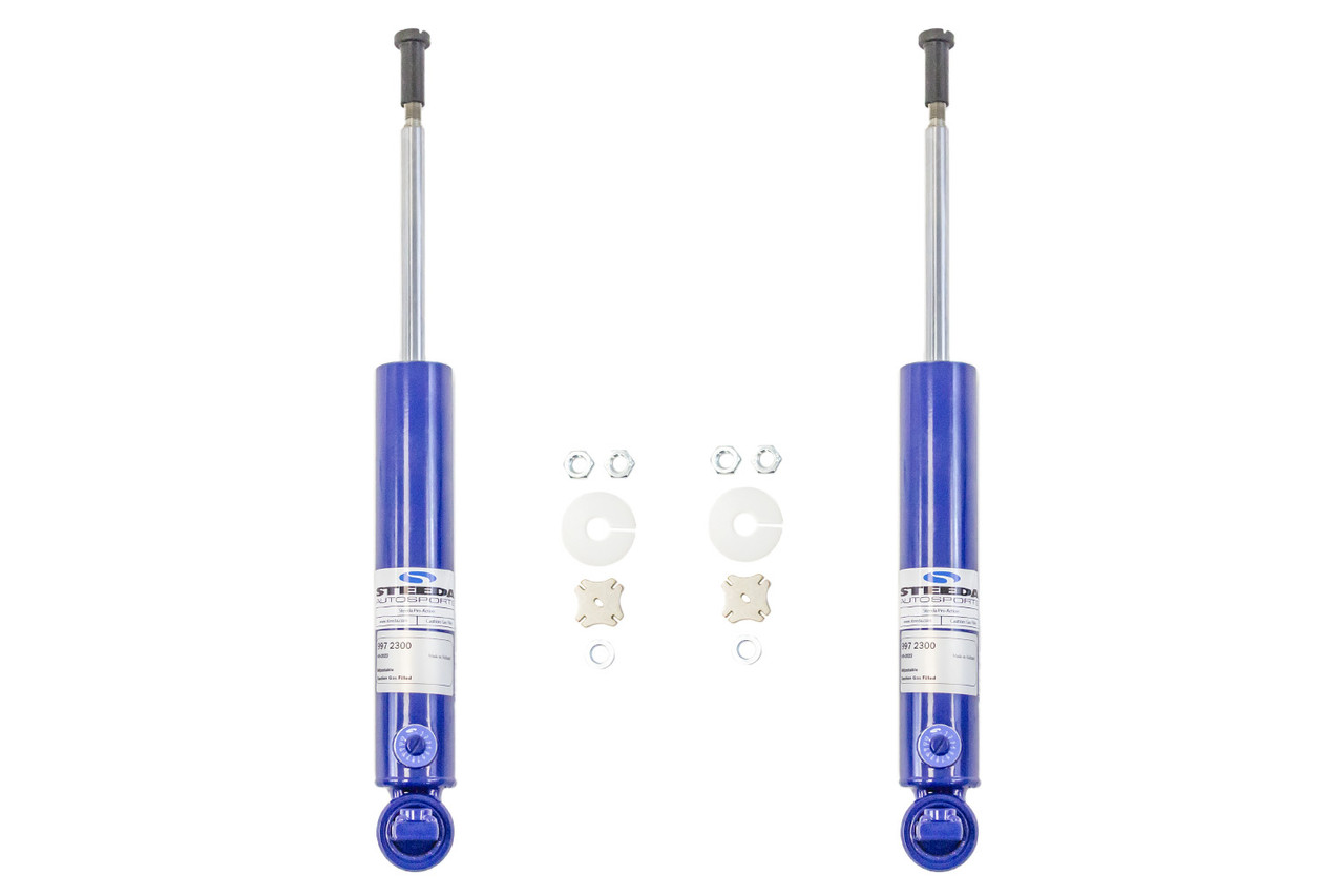 Steeda Autosports 2015-2026 Ford Mustang Steeda Pro Action Double Adjustable Rear Shocks ()