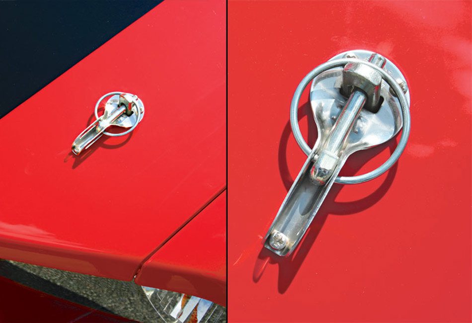 Steeda Autosports 2015-2026 Ford Mustang Steeda Slide Style Captive Hood Pins (1979 2023)