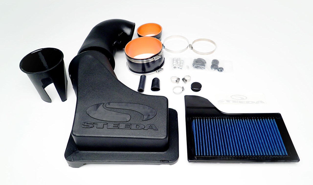 Steeda Autosports 2018-2020 Ford Mustang Steeda GT Hardcore MaxFlow Closed Cold Air Intake Power Pack X4 ()
