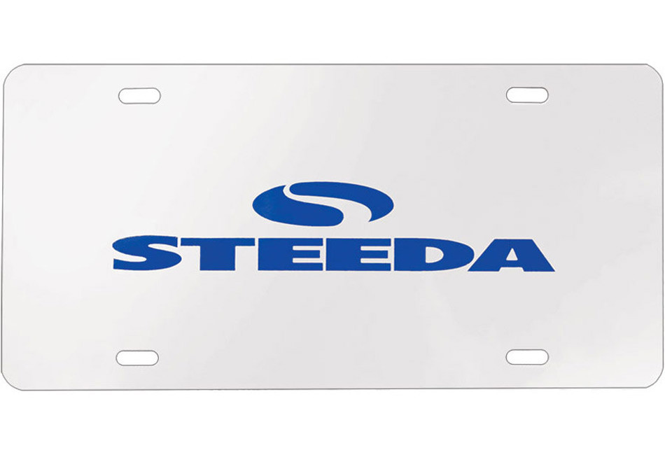 Steeda Autosports Steeda Chrome License Plate (2000-2023)