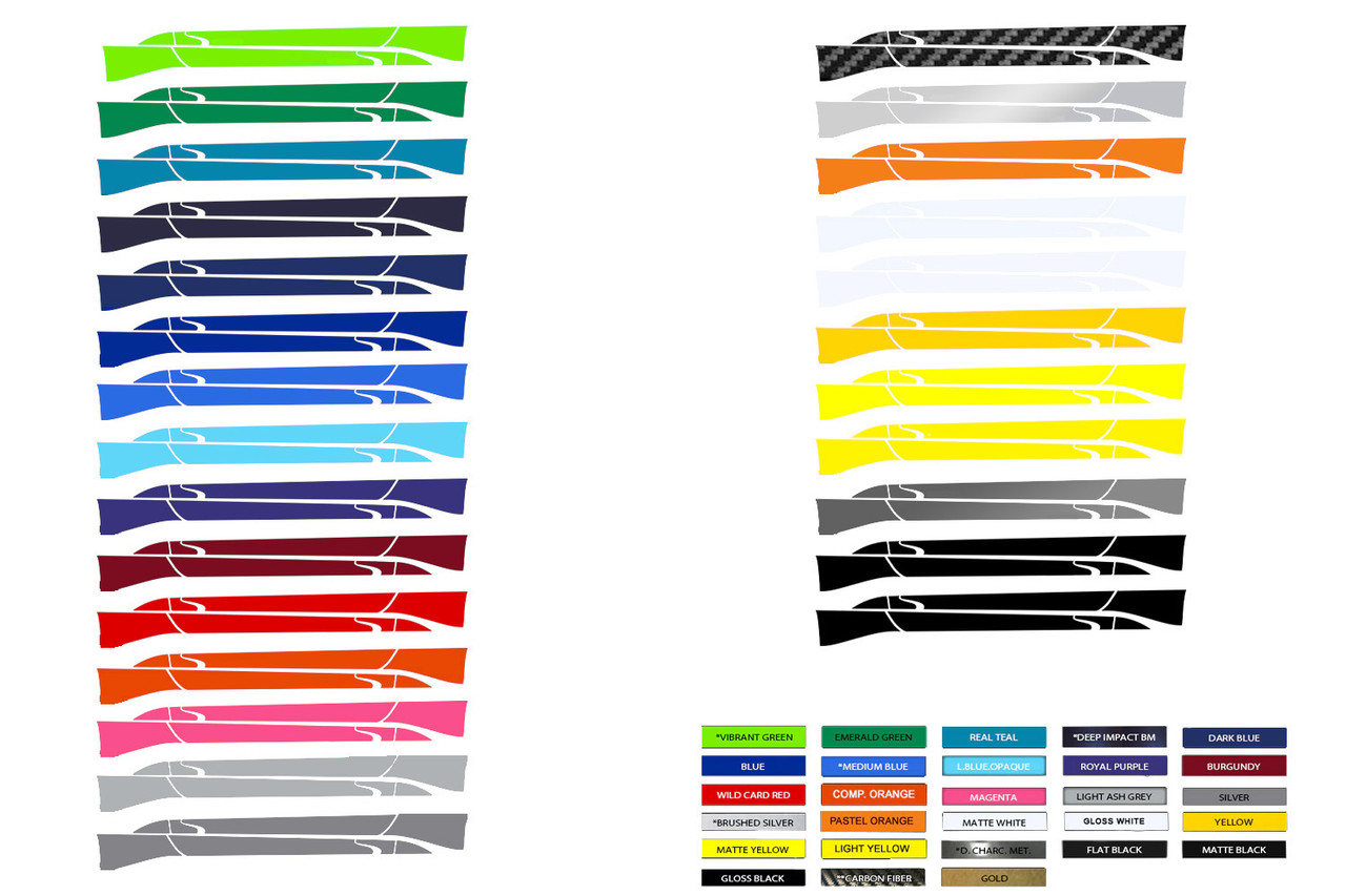 Steeda Autosports Steeda Sidewinder Decal Kit (2024+)