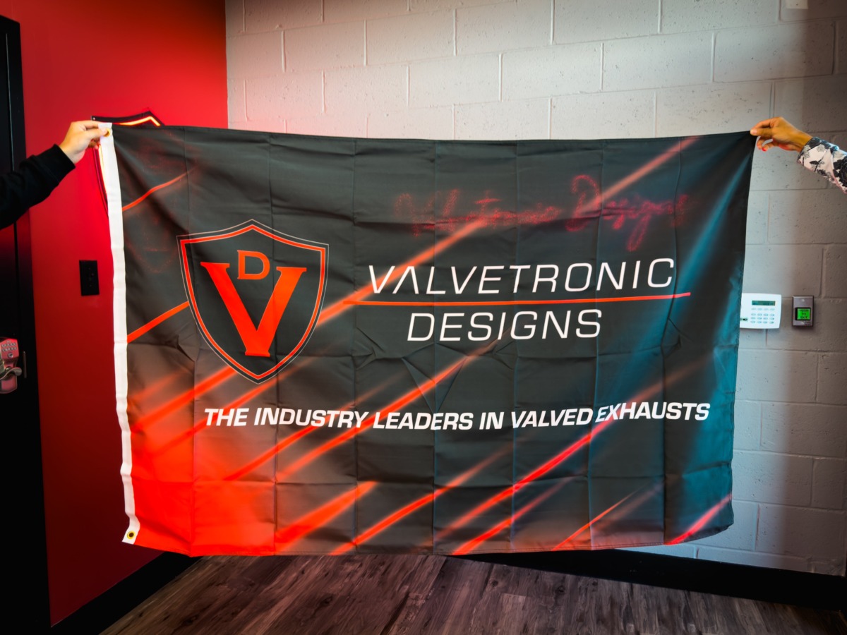 Valvetronic Designs Shop Flag