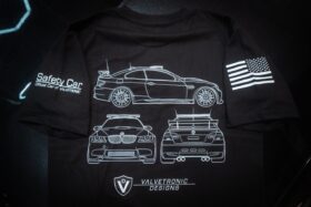 Valvetronic Designs Valvetronic Safety Car Graphic Tee