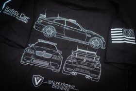 Valvetronic Designs Valvetronic Safety Car Graphic Tee