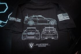 Valvetronic Designs Valvetronic Safety Car Graphic Tee