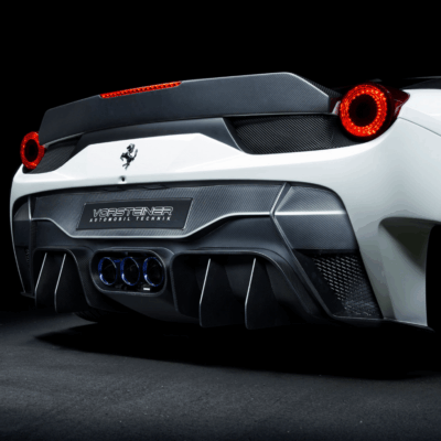 Vorsteiner 2010-2015 Ferrari 458 Italia / Speciale 458 Italia VX Aero Rear Bumper w/ Rear Diffuser (incl. Exhaust Tips)