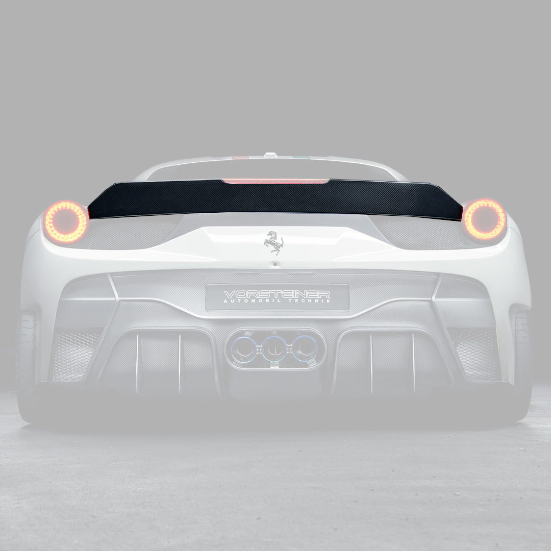 Vorsteiner Aerodynamics 2010-2015 Ferrari 458 Italia / Speciale 458 Italia VX Carbon Fiber Decklid Spoiler