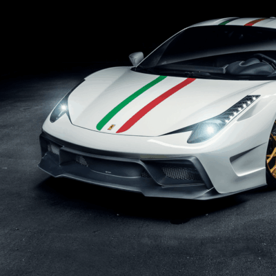 Vorsteiner 2010-2015 Ferrari 458 Italia / Speciale 458 Italia VX Carbon Fiber Front Bumper w/ Front Spoiler