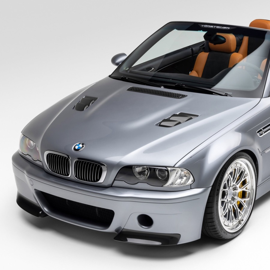 Vorsteiner BMW 3 Series Carbon Fiber V20 Aero Hood Glossy 1x1 V Style for E46 M3 - FF Performance
