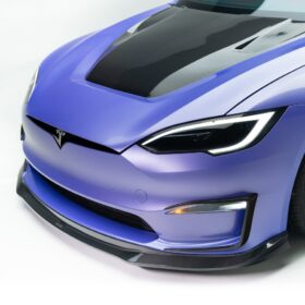Vorsteiner VRS Tesla Model S Plaid Aero Front Spoiler Car...