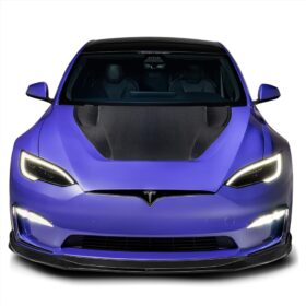 Vorsteiner VRS Tesla Model S Plaid Aero Hood Carbon Fiber...