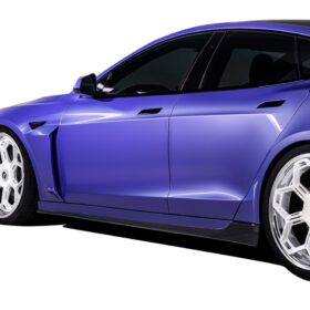 Vorsteiner VRS Tesla Model S Plaid Aero Side Skirts Carbo...