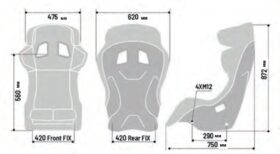Sparco ADV XT FIA 8862 Carbon Fiber Competition Seat - Image 3