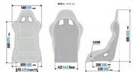 Sparco EVO XL QRT Sim Racing Bucket Seat - Image 3