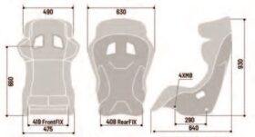 Sparco PRO ADV QRT Sim Racing Competition Seat - Image 3