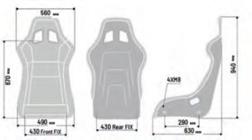 Sparco QRT-X Water Repellant Competition Seat - Image 5