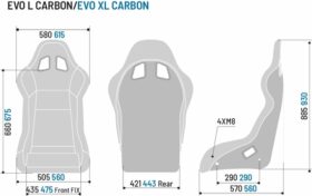 Sparco EVO L Performance Carbon Dry Carbon Seat - Image 5