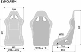 Sparco EVO QRT Performance Carbon Dry Carbon Seat - Image 5