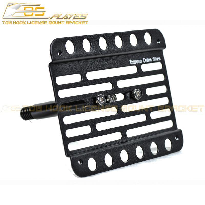 EOS 2015-17 Subaru WRX / STI Tow Hook License Plate Mount Bracket - Image 1