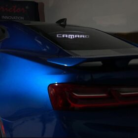 Extreme Online Store EOS WindRestrictor® Camaro Coupe Rear Add On Glow Plate