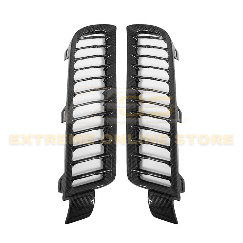 EOS Corvette C7 DRY CARBON FIBER Replacement Rear Diffuser Vent