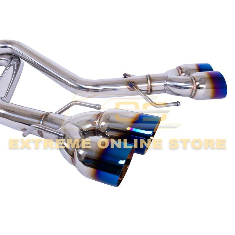 Extreme Online Store EOS Lexus RC200t 300 350 Muffler Delete Axle Back Quad Tips Exhaust - Image 2