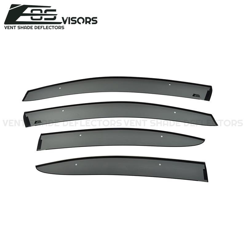 Extreme Online Store EOS Subaru WRX STi Window Visors Wind Deflectors Rain Guards - Image 2