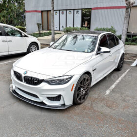 EOS 2015-20 BMW F82 M4 Carbon Fiber Front Splitter & Side Skirts - Image 5