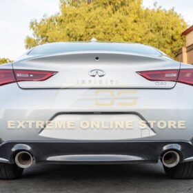 Extreme Online Store EOS Infiniti Q60 Muffler Delete Dual Tips Exhaust - Image 13