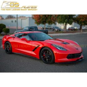 EOS Corvette C7 Tow Hook License Plate Mount Bracket - Image 7