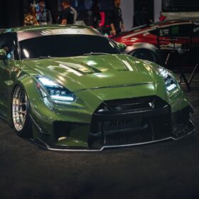 AlphaRex NOVA LED Headlights Alpha-Black Nissan GT-R R35 2