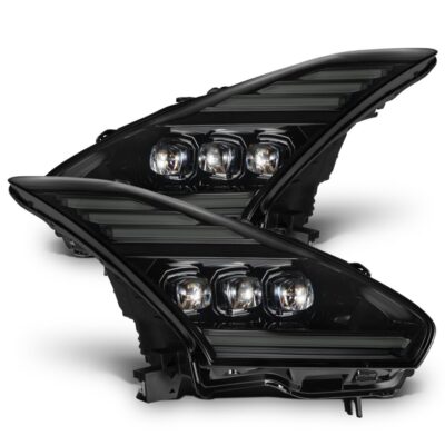 AlphaRex NOVA-Series LED Projector Headlights Alpha-Black | 2009-2025 Nissan GT-R R35