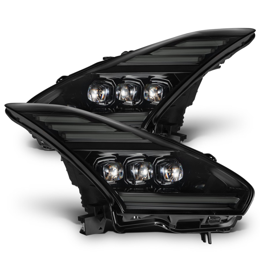 AlphaRex NOVA LED Headlights Alpha-Black Nissan GT-R R35 1