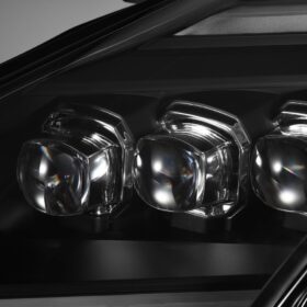 AlphaRex NOVA LED Headlights Black Nissan GT-R R35 12