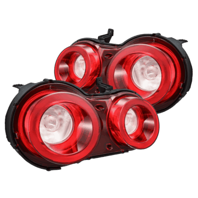 AlphaRex NOVA-Series Prismatic LED Tail Lights Red Clear | 2009-2025 Nissan GT-R R35